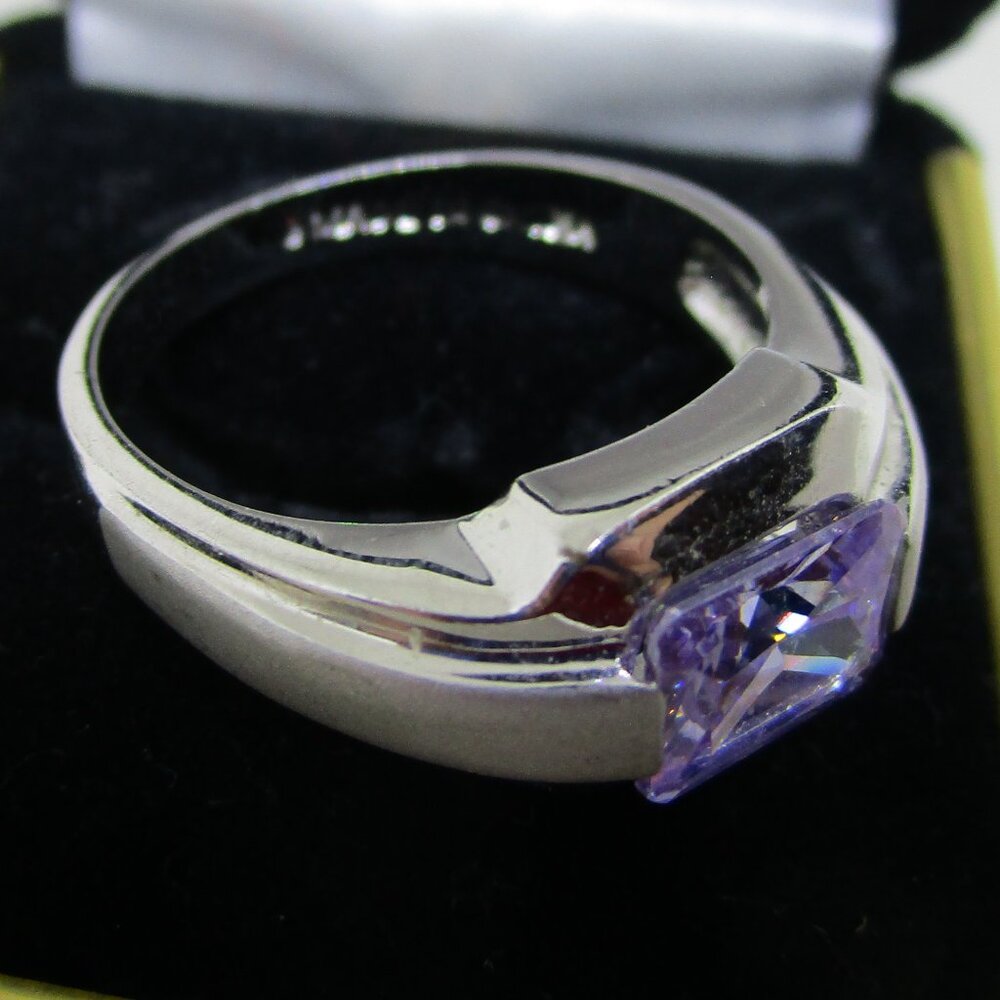 Small Solitaire Stone Set Ring - image 3